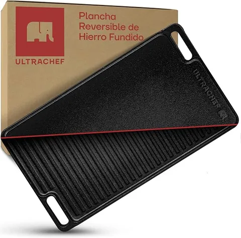 Plancha reversible de hierro fundido