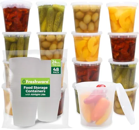 Contenedores Freshware de 24 oz